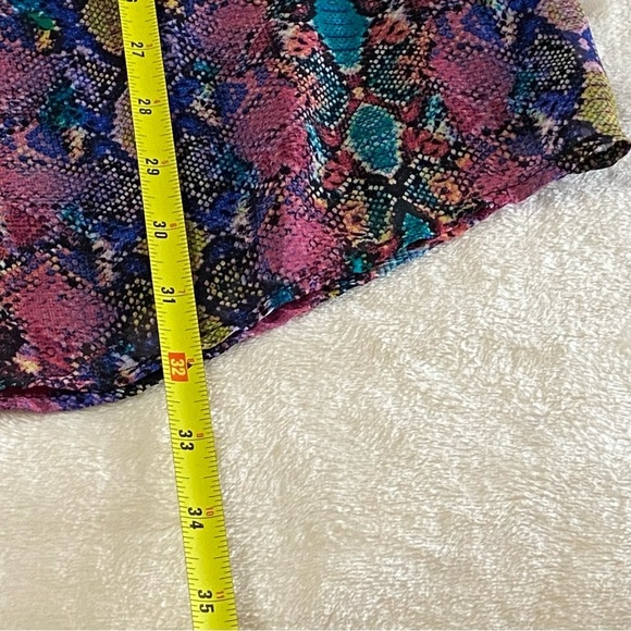 SHOW ME YOUR MUMU / Roxy Romper Oh My Boa Reptile Print Shorts Size XL - Picture 12 of 12